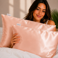 100% Silk Zippered Pillowcase Pair Rosie Goldie