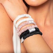 Triple Threat 100% Silk Mini Scrunchies Glam