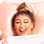 100% Silk Zippered Pillowcase Pair Rosie Goldie
