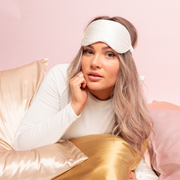 100% Silk Zippered Pillowcase Lustrous Gold